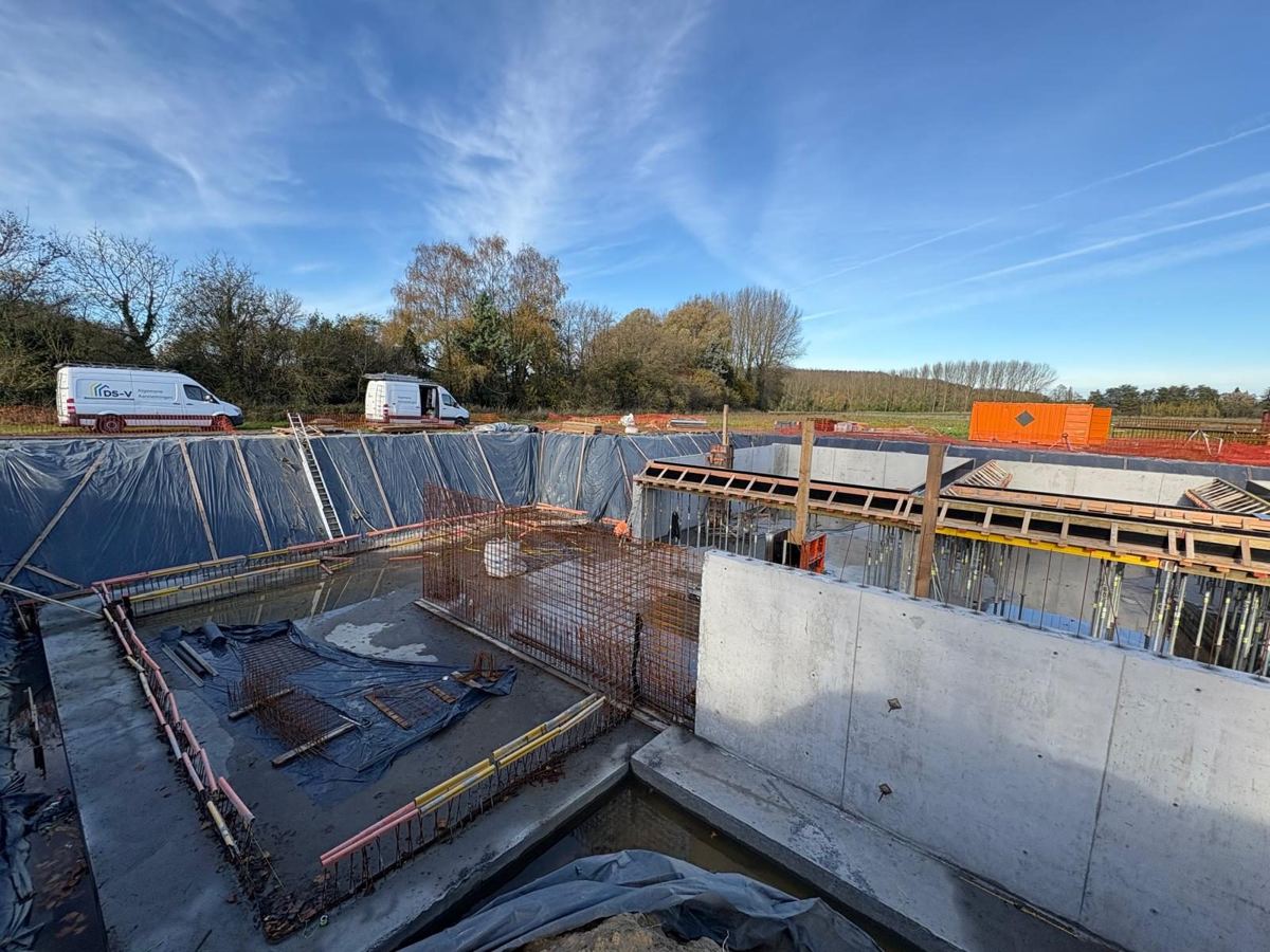 Exécution structurelle d'un bâtiment neuf