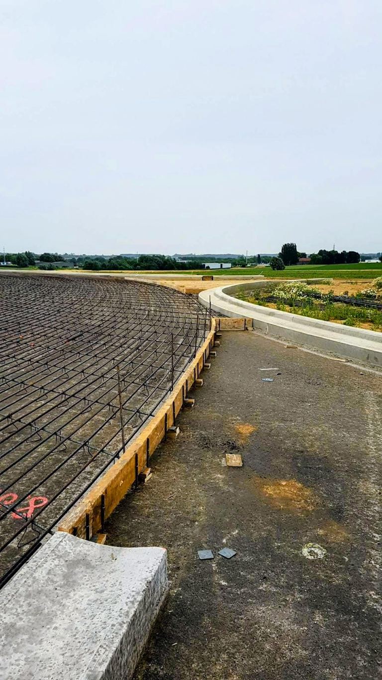 Rond-point — génie civil routier